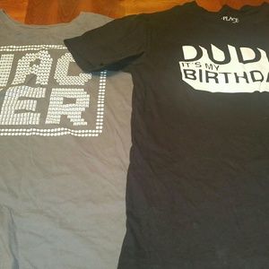 Six sleeveless and four short sleeve boys large